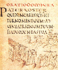 Page from Utretch Psalter.